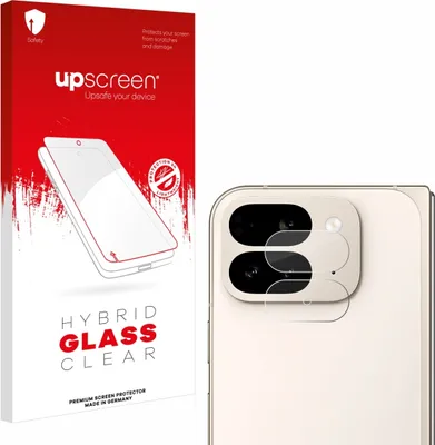Produktbild von upscreen Schutzglas für Google Pixel 9 Pro Fold (NUR Kameraschutz) Schutzfolie Panzer Folie Glas Display Schutz klar