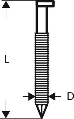 Produktbild von PRO SN34CH, R Streifennagel, 34° mit abgeschnittenem Kopf, 90RG