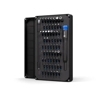 Produktbild von iFixit EU145299, Stahl, Flach, Hex (metrisch), JIS B 1012, Mutterndreher, Pentalobe, Phillips, Robertson, Sicherheitstorx,..., PH 0, PH 00, PH 000, PH 1, PH 2, 1,1.5,2,2.5,3,4 mm, T2, T3, T4, T5, 4.5,0.7,0.9,1.3,1.5,2,2.5,3,3.5,4,5 mm