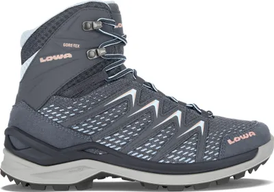 A single hiking boot shown from the side against a white background.