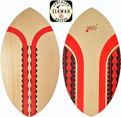 Productafbeelding van Skimboard - Watersport board Strand board - Watersport plezier - 5 Lagen geperst hout - 975 cm x 52 cm