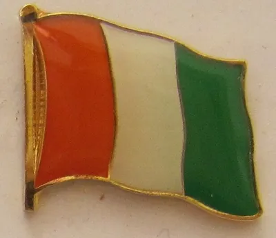 Produktbild von Elfenbeinküste Pin Anstecker Flagge Fahne Nationalflagge