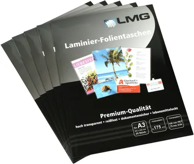 Zdjęcie produktu dla LMG LMGA3-175-25 Folient.303x426-A3 175mic 25St
