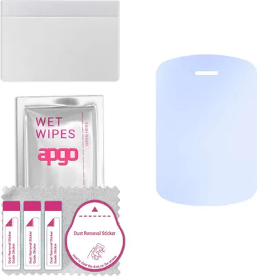Produktbild von apgo Hybrid Schutzglas, kompatibel mit myPhone 6410 LTE, 9H Härte, Flexible Nano Glass PRO, toller Ersatz für Hartglas, kratzfester Displayschutzglas, Displayschutz, Full Glue
