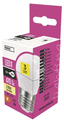 LED Lampe Classic Mini Globe / E27 / 5 W (40 W) / 470 lm / Warmweiß