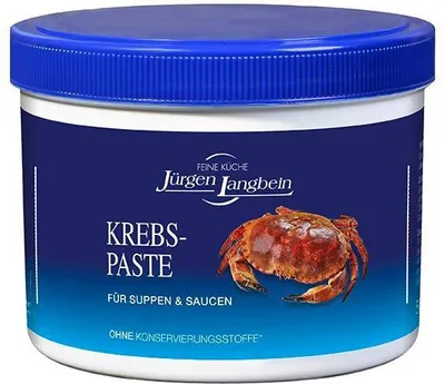 Produktbild von Jürgen Langbein Krebs-Paste 500 G Becher  Ohne Konservierungsstoffe lt. Gesetz