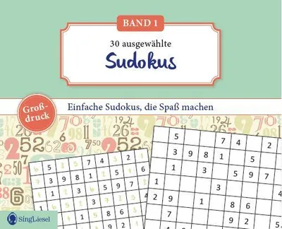 Produktbild von Einfache Sudokus für Senioren, die Spaß machen. Rätsel-Spaß, Beschäftigung und Gedächtnistraining für Senioren. Auch mit Demenz. Großdruck.