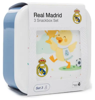 Produktbild von Set mit 3 Lunchboxen von Real Madrid