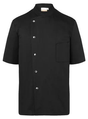 Produktbild von Karlowsky - "Gustav" Kochjacke für Herren kurzärmlig FK2420 (XL) (Schwarz)