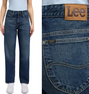 Obrázek produktu pro LEE Damen, Jeanshosen, Loose fit RIDER, W27 L31, Blau, Jeans, baggyjeans, buggy