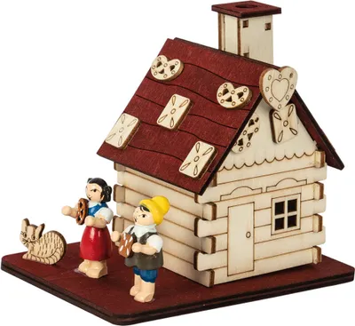 Produktbild von HGD Räucherhaus Hänsel und Gretel 12 x 8,5 x 11 cm