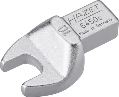 Produktbild von Hazet Einsteck-Maulschlüssel 6450C-10 - Einsteck-Vierkant 9 x 12 mm - Außen-Sechskant | 6450C-10