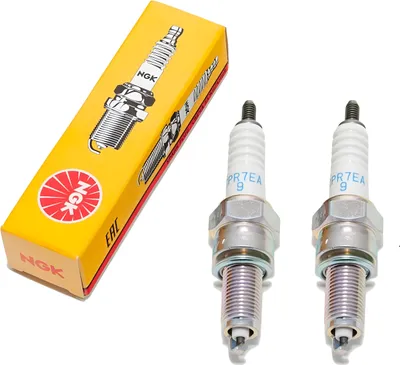 Produktbild von Zündkerzen Set NGK 2x CPR7EA-9 Zündkerze entstört, 19,0mm Langgewinde Ø 10,0mm Hex 16,0mm, Elektrodenabstand 0,90mm, Wärmewert 7, 3901