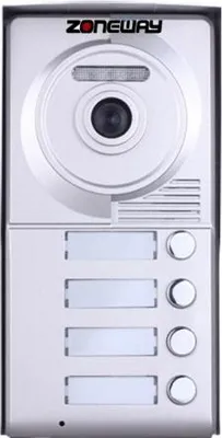 Obrázek produktu pro Zoneway ZW-702-4 dveřní jednotka, tablo