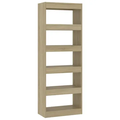 Produktbild von vidaXL Bücherregal/Raumteiler Sonoma-Eiche 60x30x166 cm Holzwerkstoff