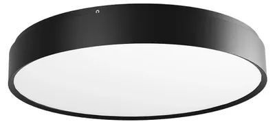Produktbild von RedoGROUP 01-2572 YOMO Deckenleuchte D470mm LED 53,6W/3269lm 3000K schwarz, Schalterdimmer