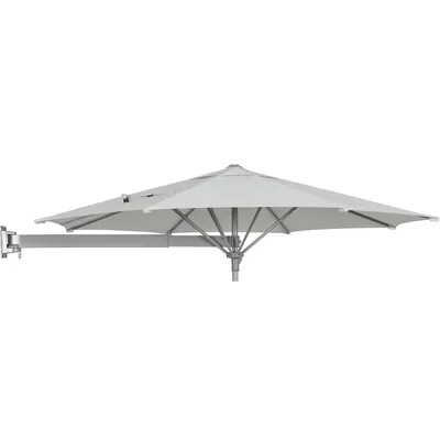 Produktbild von Ampelschirm Ø 245 cm Grau-Silber mit Dreh- & Neigungsfunktion Sonnenschirm