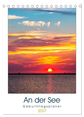 Produktbild von An der See Geburtstagsplaner (Tischkalender 2027 DIN A5 hoch), CALVENDO Monatskalender
