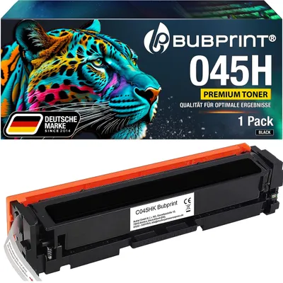Immagine prodotto di Toner compatibile con Canon 045H 1246C002, colore nero, marca Bubprint
