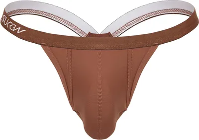 Image de SUKREW - Sous-vêtement String Hommes - Bubble Thong Espresso - 1x Taille XXL
