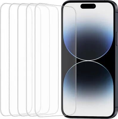 Produktbild von Panzerglas iPhone – 9H Gehärtet, Ultra-Kratzfest, 3D Curved, Vollständiger Displayschutz, Touch Empfindlich, Einfache Installation – Kompatibel mit iPhone 16, 15, 14, 13, 12, 11, Pro, Pro Max – IPhone 12 Mini / 5er Set