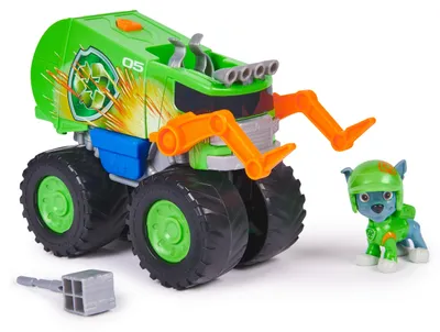 Obrázek produktu pro PAW Patrol 6069331, Popelářské auto, 3 rok/roky, Plast, Černá, Zelená, Oranžová