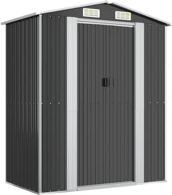Immagine prodotto di vidaXL Capanno per attrezzi antracite 192x108x223 cm Acciaio zincato