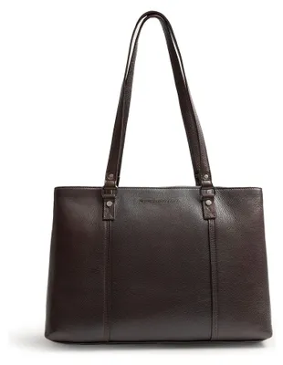 Image de Sac bandoulière Chesterfield Alverino, en cuir, 38 cm, avec compartiment pour ordinateur portable