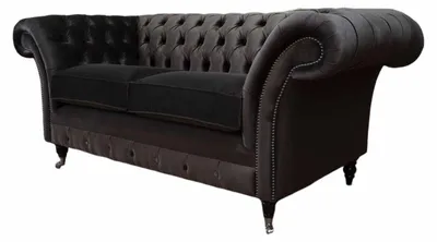 Obrázok produktu pre Textilná pohovka Chesterfield 2-miestne čalúnenie pohovky látkové pohovky