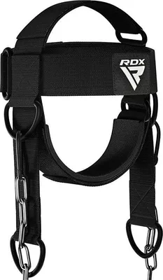 Zdjęcie produktu dla RDX Uchwyt do ćwiczeń szyi HEAD HARNESS H2, czarny PLUS