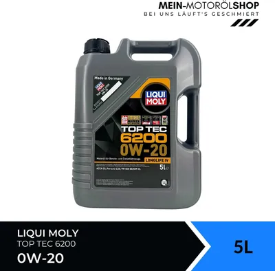 Immagine prodotto di Liqui Moly Top Tec 6200 0W-20 5 l
