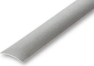 Produktbild von (23,99EUR/m) 50 x 1500 mm Edelstahl Übergangsprofil selbstklebend matt geschliffen / gebürstet 1,00 mm Materialstärke