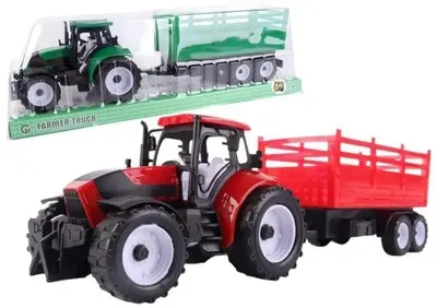 Obrázek produktu pro Pro Kids Traktor s přívěsem – hračka pro chlapce a dívky