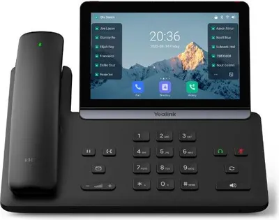 Produktbild von Yealink -SIP-T88W Pro, IP-Telefon, Schwarz, Drahtgebundenes & drahtloses Handgerät, Tisch/Bank, Android, 1000 Eintragungen