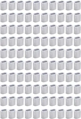 Produktbild von 100 Stk. Aluminium Ferrule 0.8mm Kabelclips für Drahtbevestigung