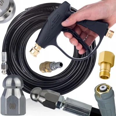 Produktbild von Kanalreinigungsschlauch Set Easy!Lock Compact – Ersatz für Hochdruckreiniger Kärcher HD HDS K2–K7