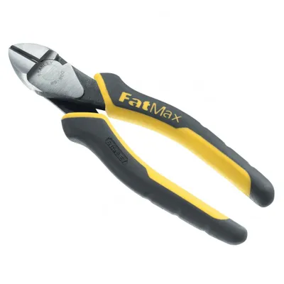 Obrázok produktu pre Stanley 0-89-860, Diagonálne kliešte, Chrómová oceľ, Čierna, Žltá, 175 mm
