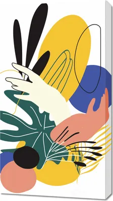 Produktbild von Bild 50x90cm Tropenberührung