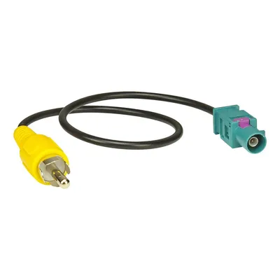 Produktbild von Rückfahrkamera Adapter Fakra (M) Stecker auf Cinch RCA (M) Stecker für Videoeingang Antennenadapter