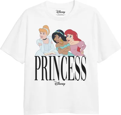 Image de Disney - T-shirt "Princess Trio" pour fille TV1924 (128) (Blanc)