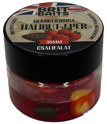 Produktbild von Britbaits Gumikukorica Halibut-Erdbeere 35ml