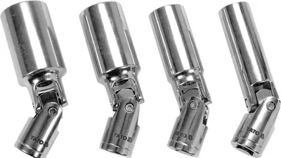 Produktbild von Yato YT-38520, Steckschlüssel-Satz, 3/4", Metrisch, 4 Kopf/Köpfe, 14,16,18,21 mm, Chrom-Vanadium-Stahl