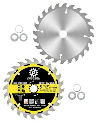 Obrázok produktu pre Pílový kotúč na drevo, 140 mm x 20 mm, 24 zubov, 2 kusy