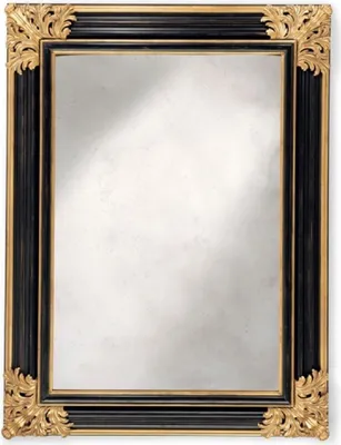 Produktbild von Casa Padrino Luxus Barock Spiegel Schwarz / Gold - Handgefertigter italienischer Barockstil Wandspiegel mit antikem Spiegelglas - Luxus Möbel im Barockstil - Luxus Qualität -  Italy