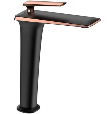 Image de Mitigeur de lavabo haut MEXEN PURUS noir/rose or