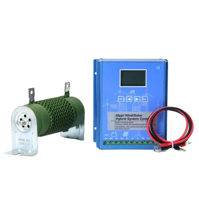 Zdjęcie produktu dla Hybrydowy kontroler ładowania wiatrowo-słonecznego MPPT, obsługa 12V, 24V, 48V, do 1200W mocy wiatru, W1200W S1000W BT, 12V 24V Auto