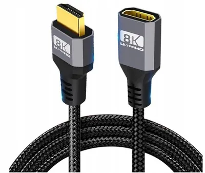 Produktbild von HDMI 2.1 Verlängerungskabel 8K 60Hz 0.5m