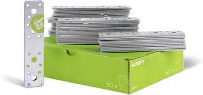 Produktbild von Famanu Verbindungselemente Verzinkter Stahl 180x40mm - Set von 50