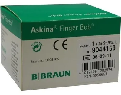Productafbeelding van ASKINA VINGERBOB GROOT, 25 stuks