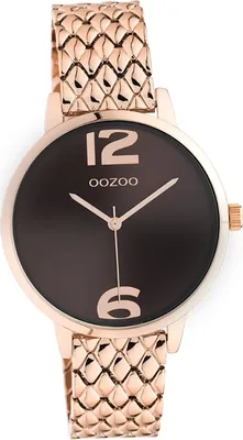 Produktbild von Oozoo Edelstahl Uni Uhr C10924 Analog Quarzuhr Armband ros?gold Timepieces D2UOC10924